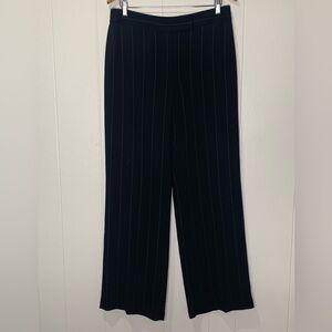 Like new Women’s black pinstriped Ann Taylor Loft pants size 10